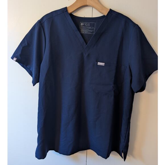 Figs Blue Scrub Top - Picture 12 of 13